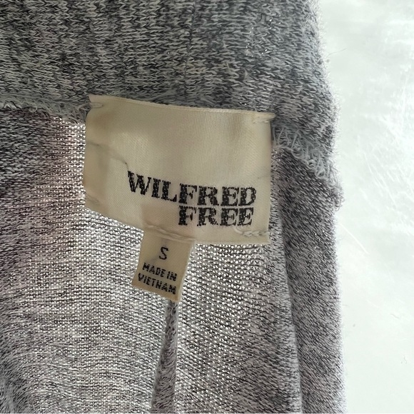 Aritzia Wilfred Free Zlata Grey Salt & Pepper Cardigan Size Small - Picture 4 of 5